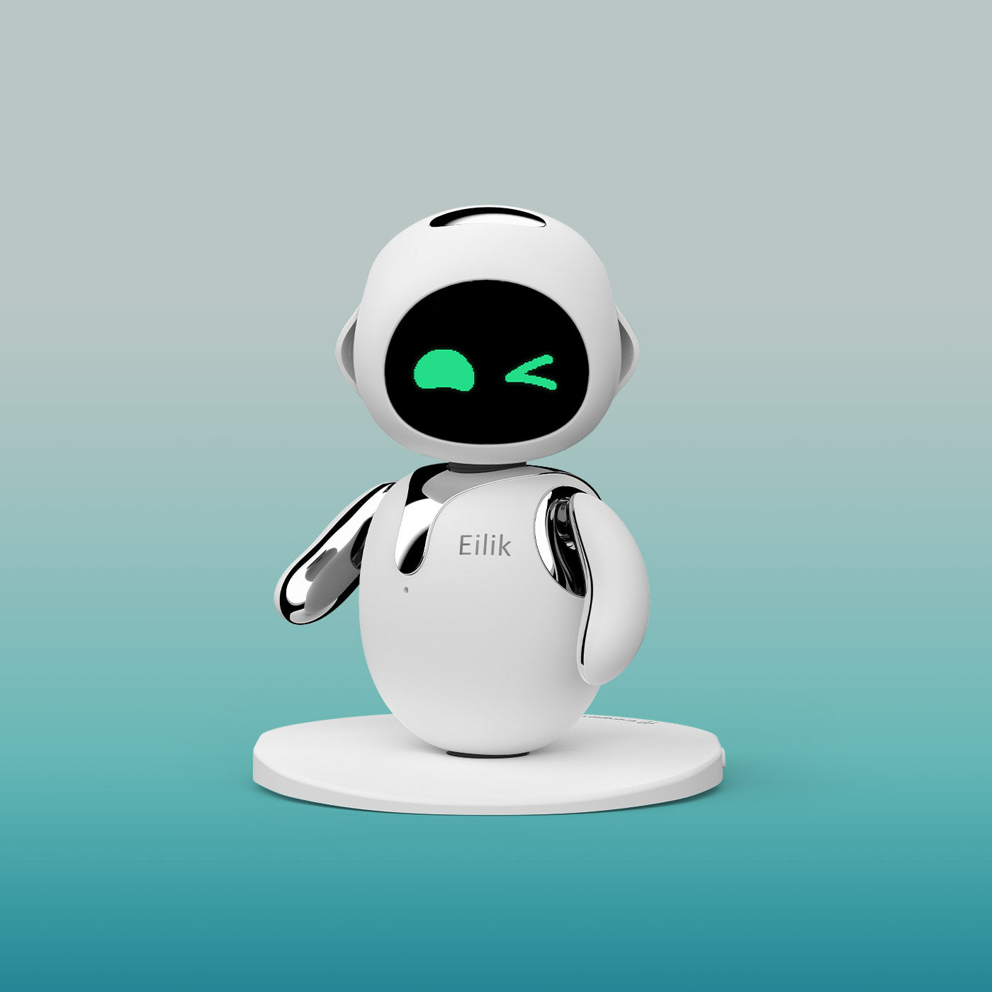 Elik Silver Eilik-Silver (SOLD OUT) — Chrome-Plated Robot Pet with Retro Style ...
